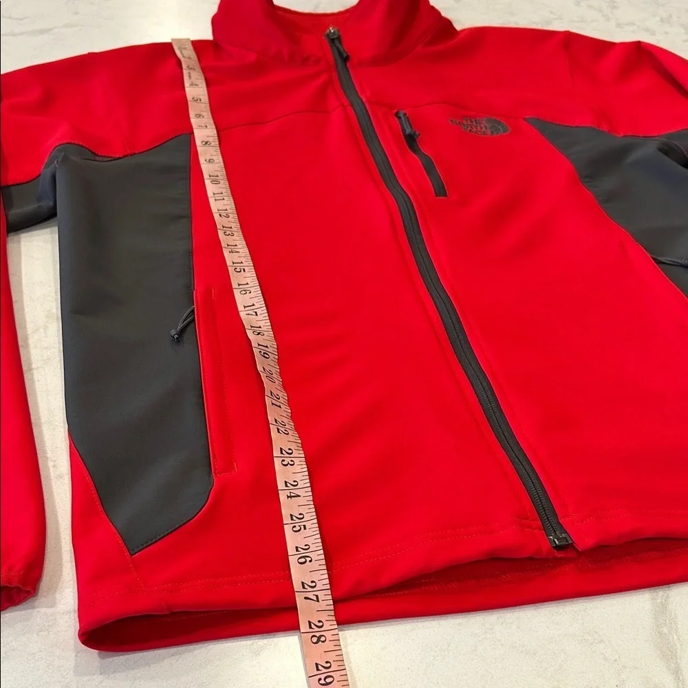 The North Face Men's Apex Bionic Softshell Jacket Red Grey Large